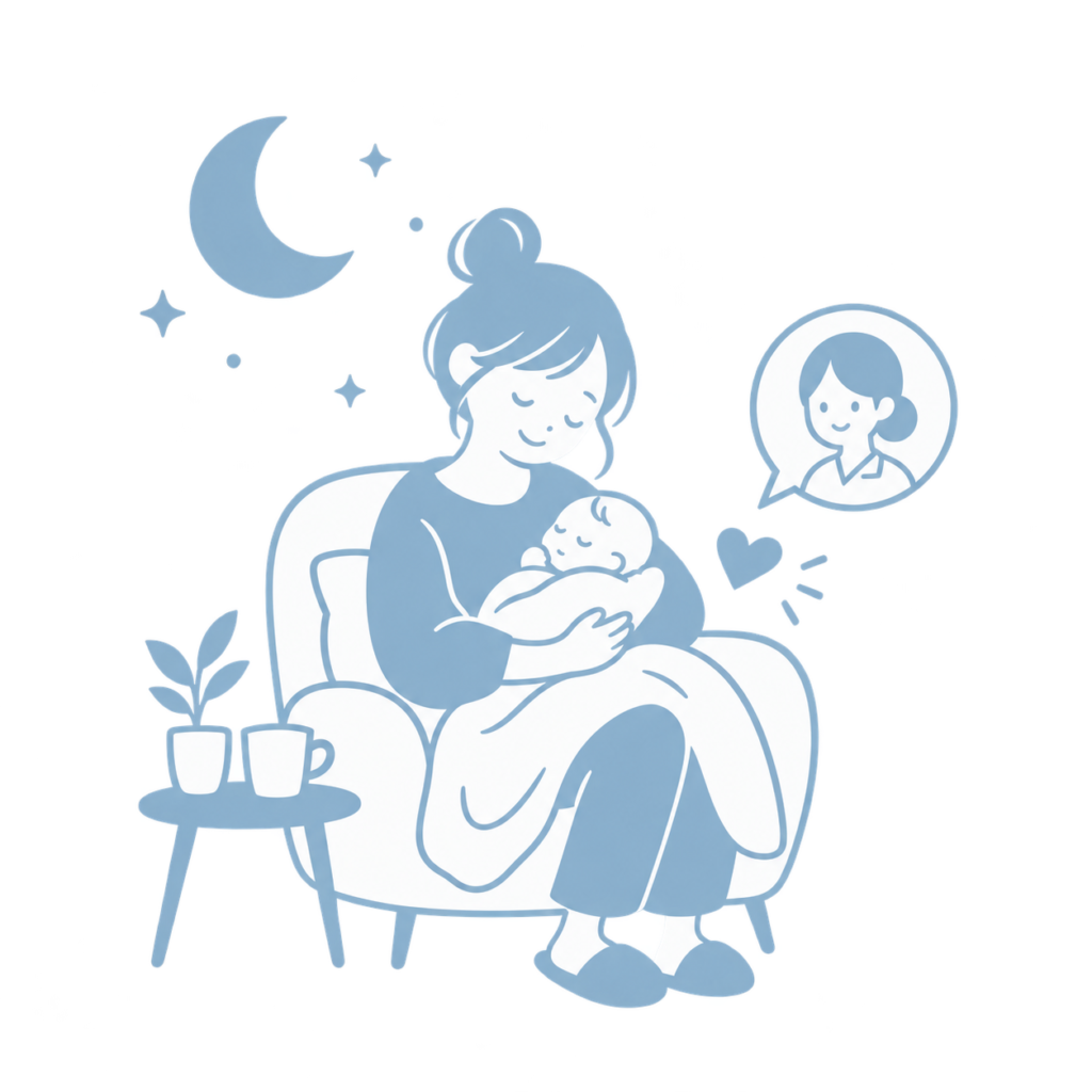 夜の育児を、一人で抱えていませんか?